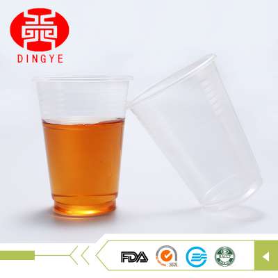 Newest arrival 130ml transparent cup plastic wine glasses with raw pp material