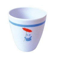 Factory direct custom logo plastic kids water cup melamine cup