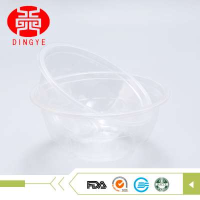 Various size disposable 300ml plastic clear punch bowl for easy take