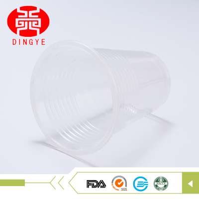 Shantou custom order PP cheap tasting 150ml plastic cup with regular design