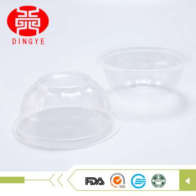 Custom selling picnic restaurant mini plastic disposable tast noodle bowl for takeaway