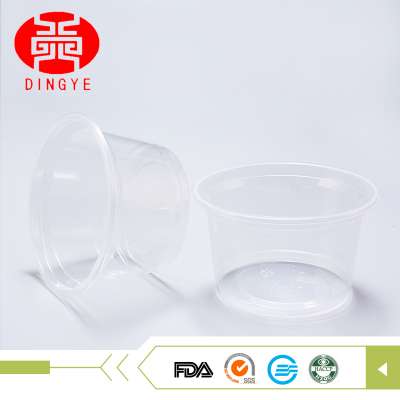 Manufacturer disposable container ice cream plastic pudding cup for yogurt packaging