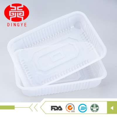 Good prcie seafood plastic disposable crawfish trays with easy design