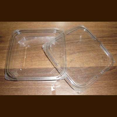 Food grade transparent PET square small plastic containers for Yorkshire Pudding wholesale with cheap price