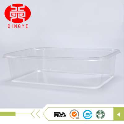 high quality regular disposable clear stackable plastic tray for sale