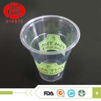 Malaysia Item TIM 16oz disposable plastic tea cup logo cup printing with dome lids